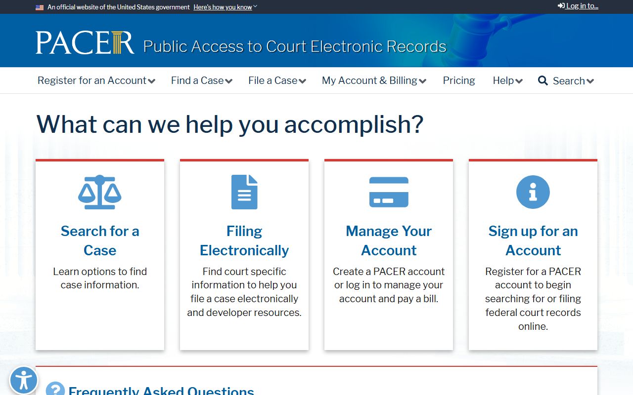 Morgan County court records and federal PACER access