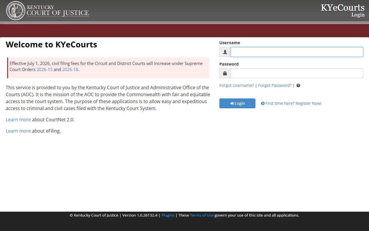 Morgan County court records KYeCourts login