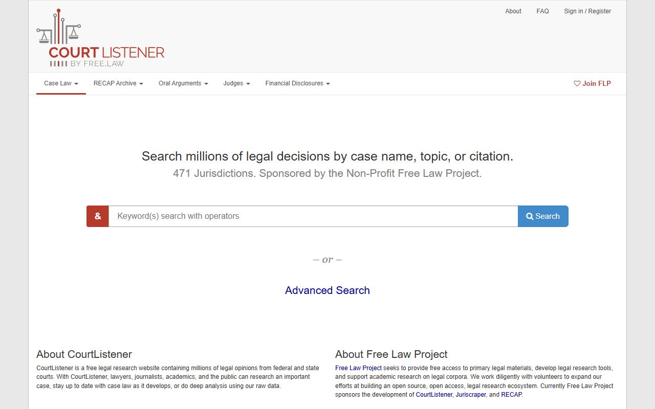 Morgan County court records CourtListener supplemental research